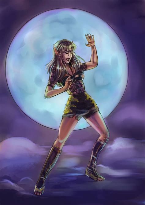 Mean Moon Werewolf Deviantart Moon