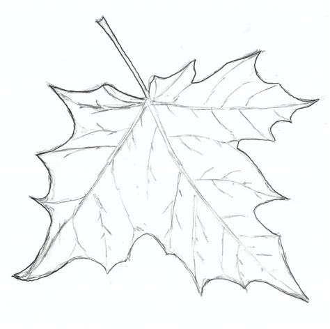 Leaf Sketch By Pectwer On Deviantart