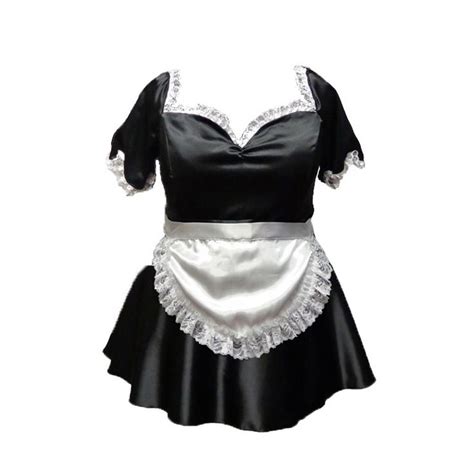 French Maid Uniform Sexy Style This Lovely Dress Is Made From Black