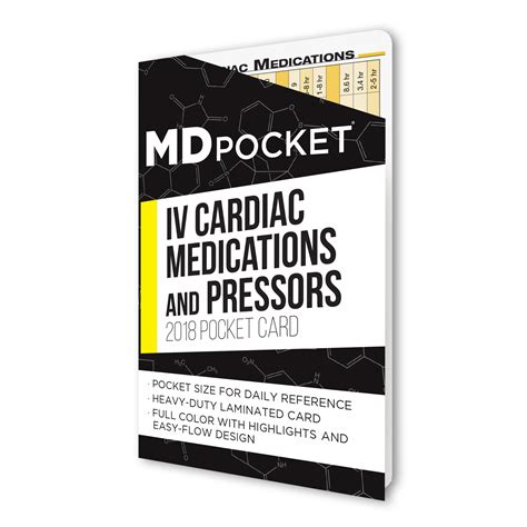 Cardiac Medications And Pressors Card 2018