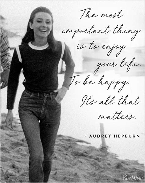 The 12 Best Audrey Hepburn Quotes Purewow
