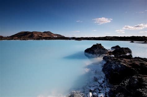 Iceland, island country located in the north atlantic ocean. Blue Lagoon : une station thermale d'Islande