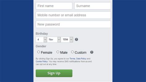 20 Best Practices To Create Email Sign Up Form Sign Up Form Template