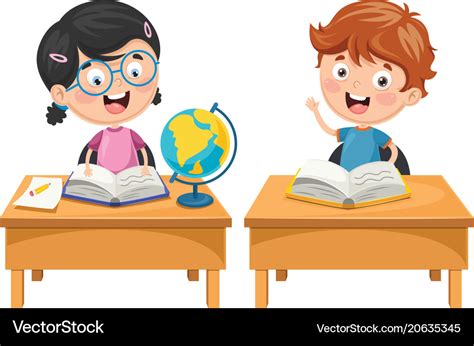 Kids Studying Cartoon Free Download Vector Psd And Stock Image
