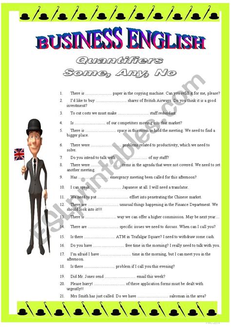 English Esl Business Worksheets Most Downloaded 191 Results Business