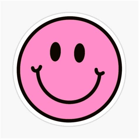 Pink Sticker By Art By Amanda Face Stickers Preppy Stickers Cute