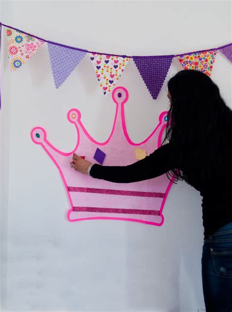 Pin The Jewel On The Crown Princess Party Game Party Game