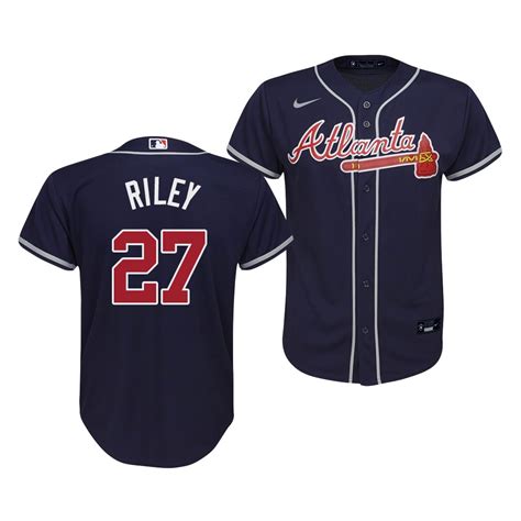 Officially Licensed Atlanta Braves Youth Austin Riley Jersey Pro Shop