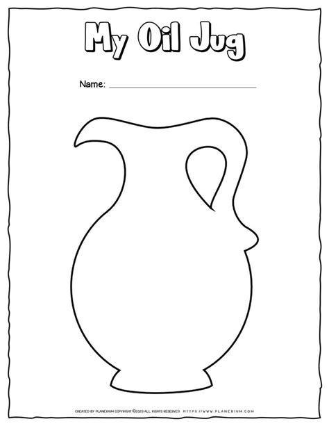 My Oil Jug Coloring Page Free Printable Planerium Coloring Pages