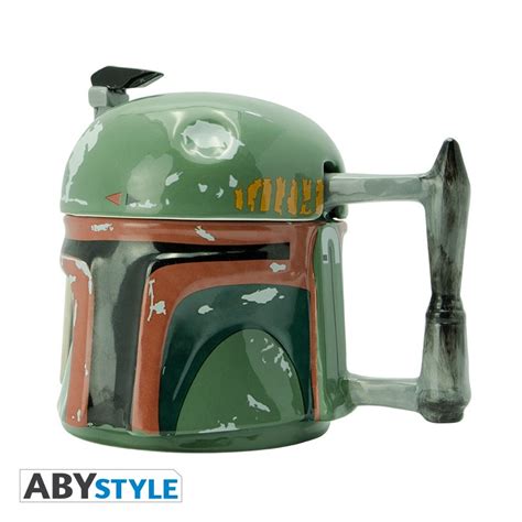 Star Wars Mug 3d Boba Fett X2 Abysse Corp