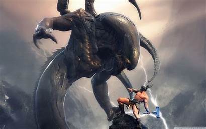 Cgi Creature Fantasy Warrior Thor Aliens Desktop