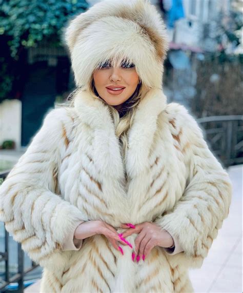 fur coat fashion fox fur coat white fur older women faux fur winter hats beautiful women