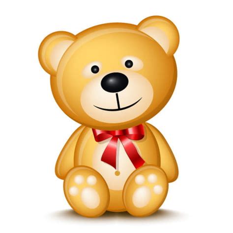 Cute Cartoon Teddy Bear Vector Eps Uidownload