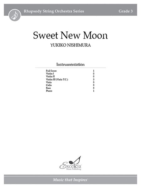 Sweet New Moon By Yukiko Nishimura String Orchestra Sheet Music