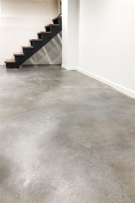 Stain Concrete Gray Before And After