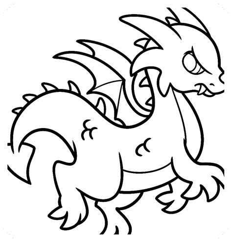 Dragones Colorear Pdf 🥇 Dibujo Imágenes