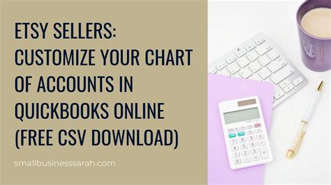 The payroll entry will then tie to your dimensional reporting needs in your accounting. Etsy Seller's Customize Your Chart of Accounts in ...