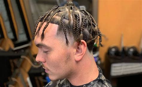 16 Fashionable Taper Fade With Braids For Men In 2023