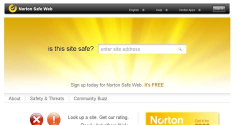Norton Safe Website