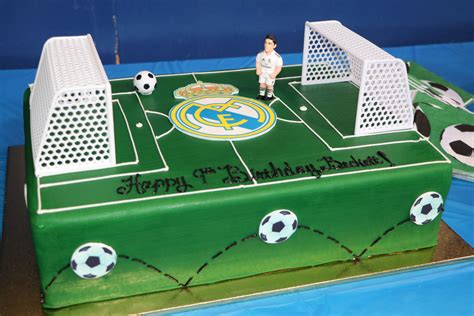 Becketts 9th Birthday Real Madrid Cr7 Soccer Cake Soccer Cake Boy