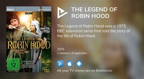 Where To Watch The Legend Of Robin Hood Tv Series Streaming Online Betaseries Com