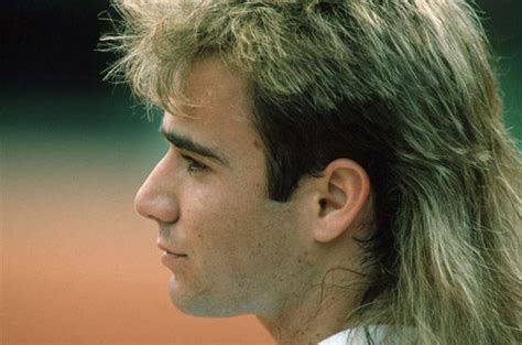 André Agassi Hair And Beard Styles Hair Styles Mullets Bad Hair