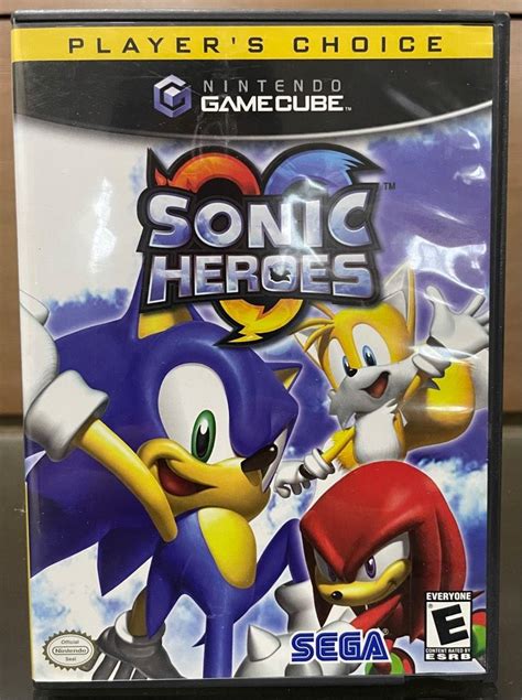 Nintendo Gamecube Sonic Heroes Players Choice Video Gaming Video