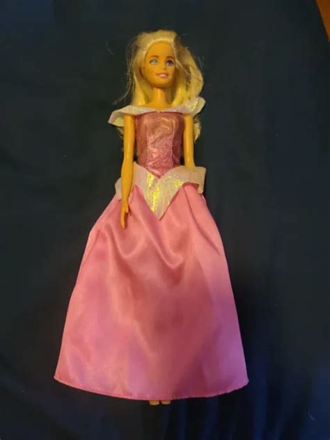 MATTEL DISNEY SPARKLE Gem Princess Sleeping Beauty Barbie Doll 39 00