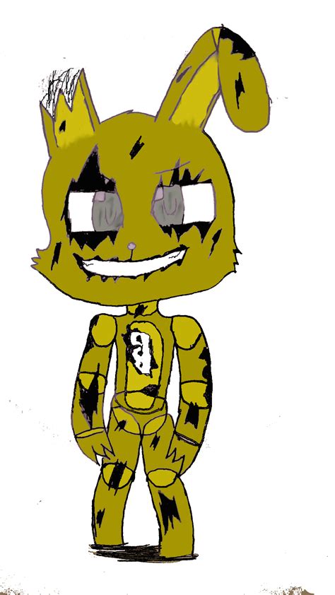 Springtrap Colored By Lyralee13 On Deviantart
