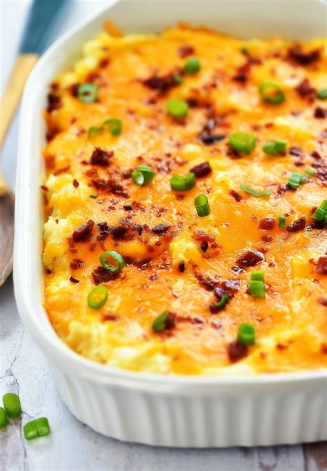 When you are ready to reheat the potatoes, remove them from the freezer. Twice Baked Potato Casserole - Life In The Lofthouse