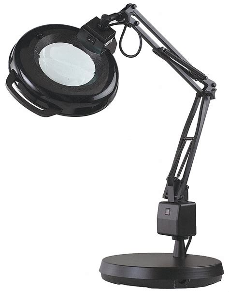 Electrix Round Magnifier Light Led 30 In Arm Length 225x 1050 Lm