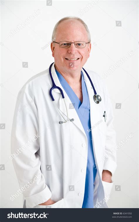 Doctor Hands Pockets Lab Coat Wearing Stock Photo Edit Now 6341050