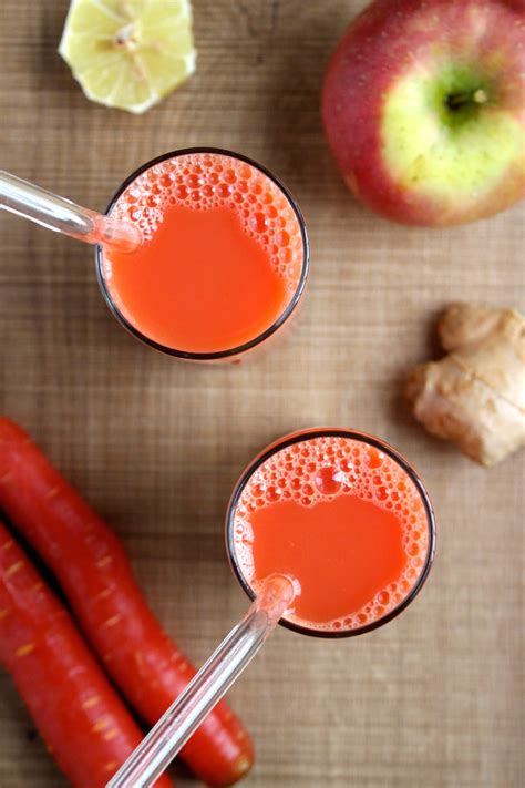 How To Make Juice Using A Blender Easy Apple Carrot And Ginger Juice