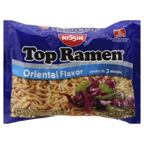 Top Ramen Oriental Flavored Noodles