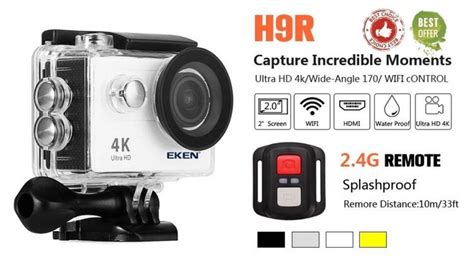 Eken Action Camera H9 Ultra Hd 4k Underwater Sports Cam Action