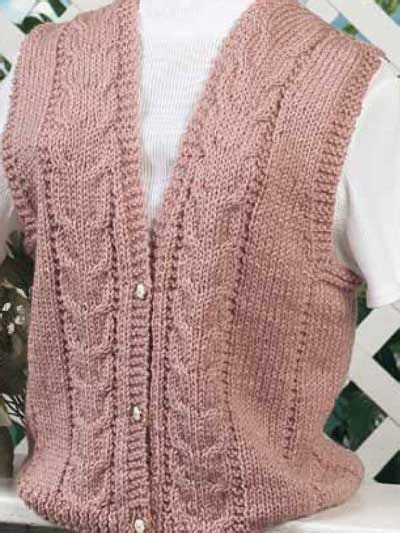 Treat Yourself To This Lovely Vest With Vertical Lines And Medium Weight Yarn Wear It For Work