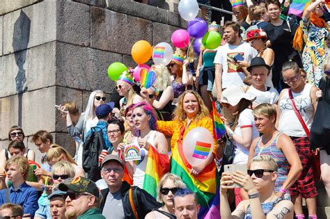 Lgbtq Festival Helsinki Pride Parade 2016 02 Gay Travel Blog Couple Of Men