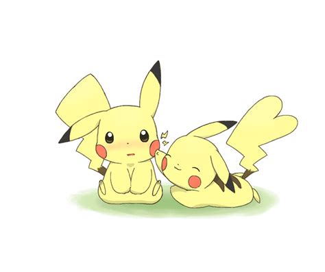 A Female Pikachu Poking A Male Pikachus Cheek Pokémon Know Your Meme
