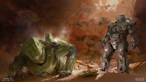 343 Shares Stunning New Artwork Of Master Chief In Halo Infinite Pure