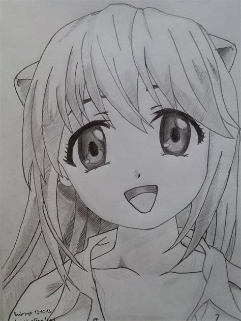 Anime Kawaii Girl Para Dibujar Facil