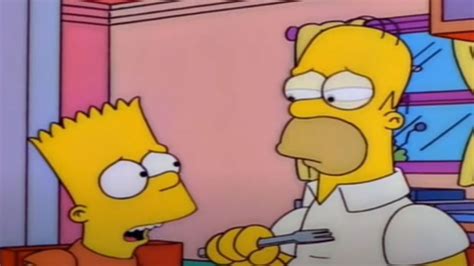Les Simpson Homer Nétrangle Plus Son Fils