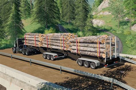 Download The Bbm Rt1 And Bbm Rt2 Log Trailers Fs19 Mods