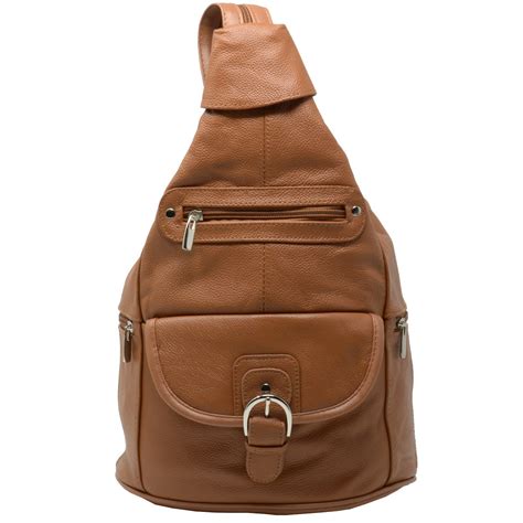 Womens Leather Backpack Purse Sling Shoulder Bag Handbag 3 In 1
