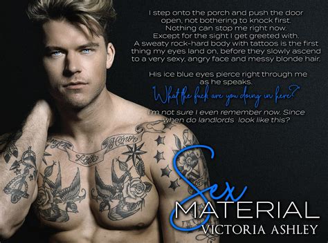 Release Blitz Sex Material By Victoria Ashley