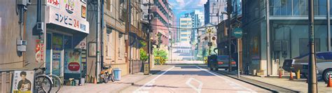 Anime Street City Wallpapers Wallpaper Cave