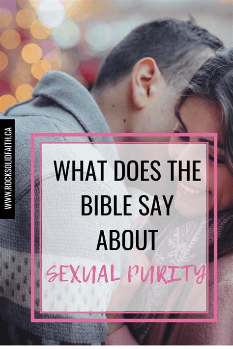 What Does The Bible Say About Sexual Purity