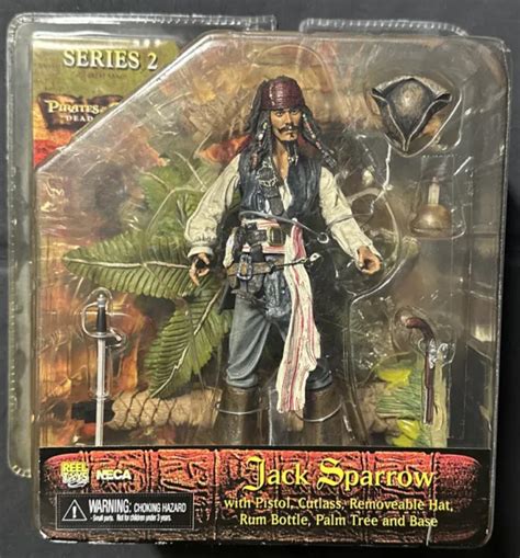 Neca Pirates Of The Caribbean Dead Mans Chest Series 2 Jack Sparrow Figure 4500 Picclick