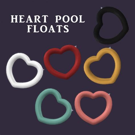Heart Pool Floats At Leo Sims Sims 4 Updates