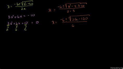 Quadratic Equation Khan Academy Tessshebaylo