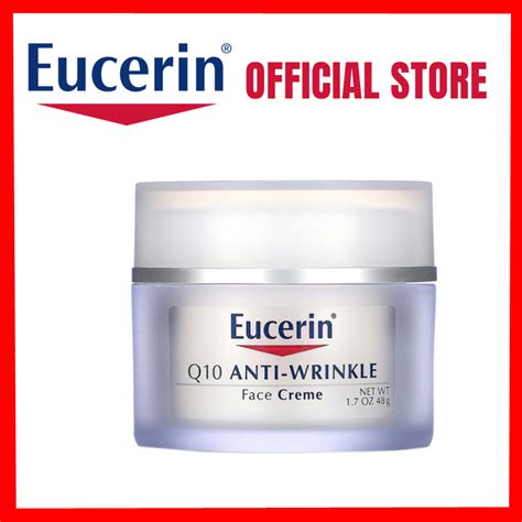 Eucerin Q10 Anti Wrinkle Face Cream 1 7 Oz 48 G Moisturizer For Face Shopee Singapore